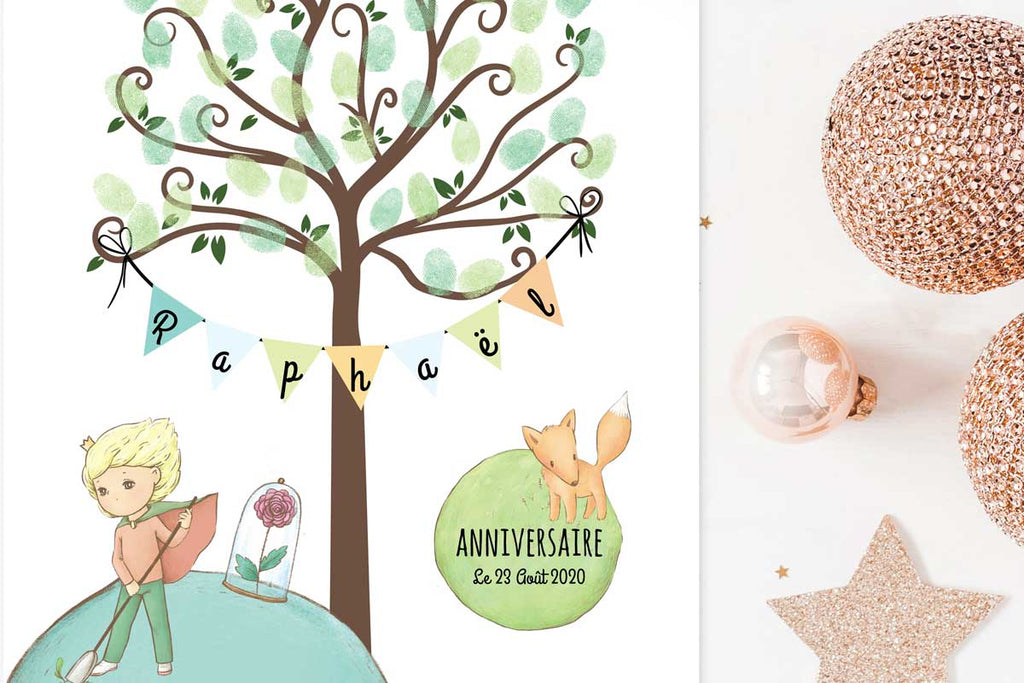 L'arbre à empreintes "Le Petit Prince" : un souvenir artistique et personnalisé pour vos événements