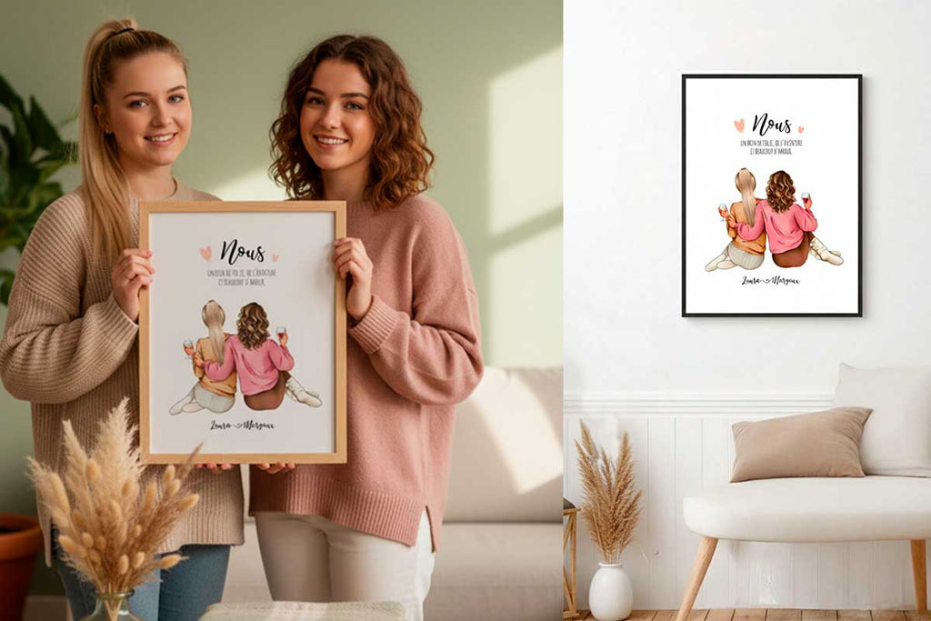 Transformez vos souvenirs d'amitié en un cadeau inoubliable