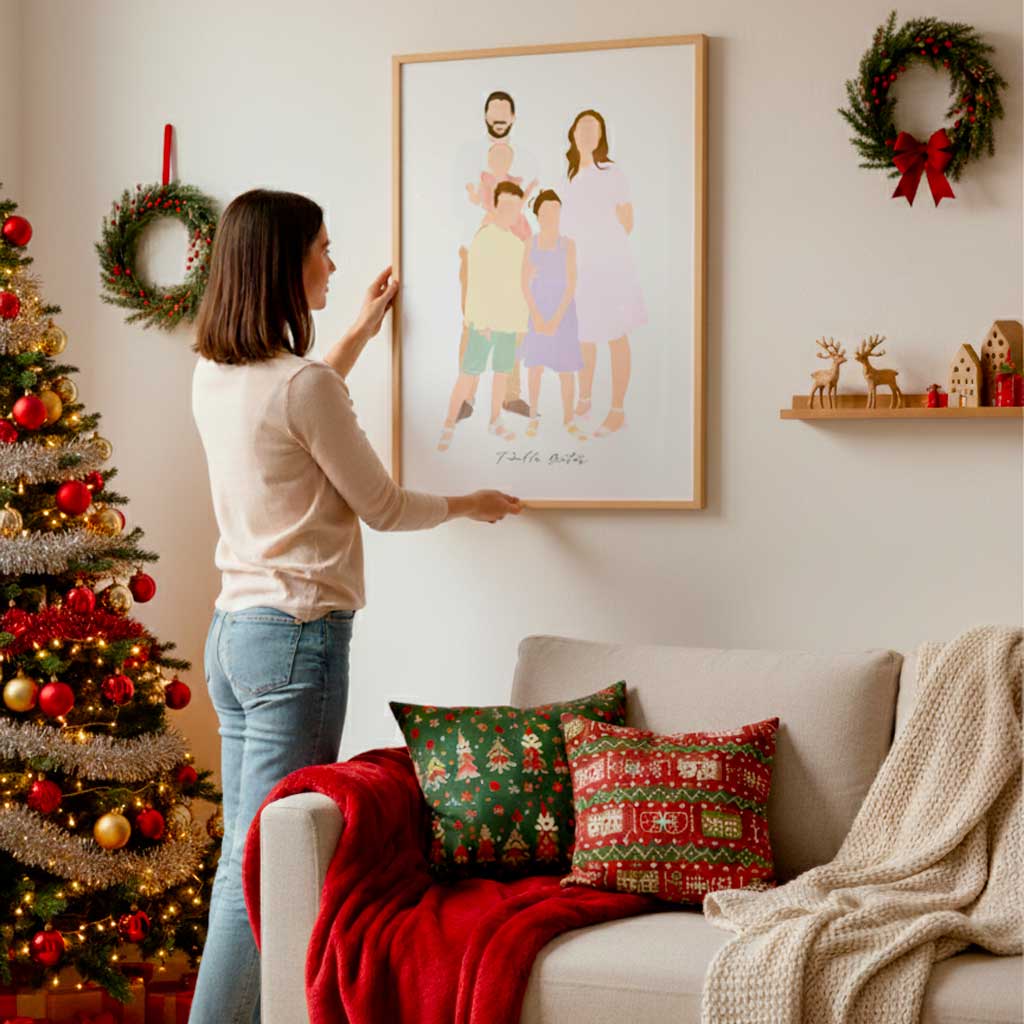 Idées de cadeaux de Noël personnalisés pour toute la famille, Omade Création