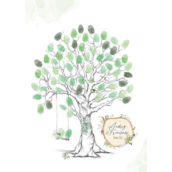 Arbre à empreintes Eucalyptus Plumes