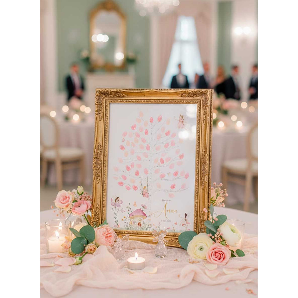 Arbre à empreintes Fées et Papillons