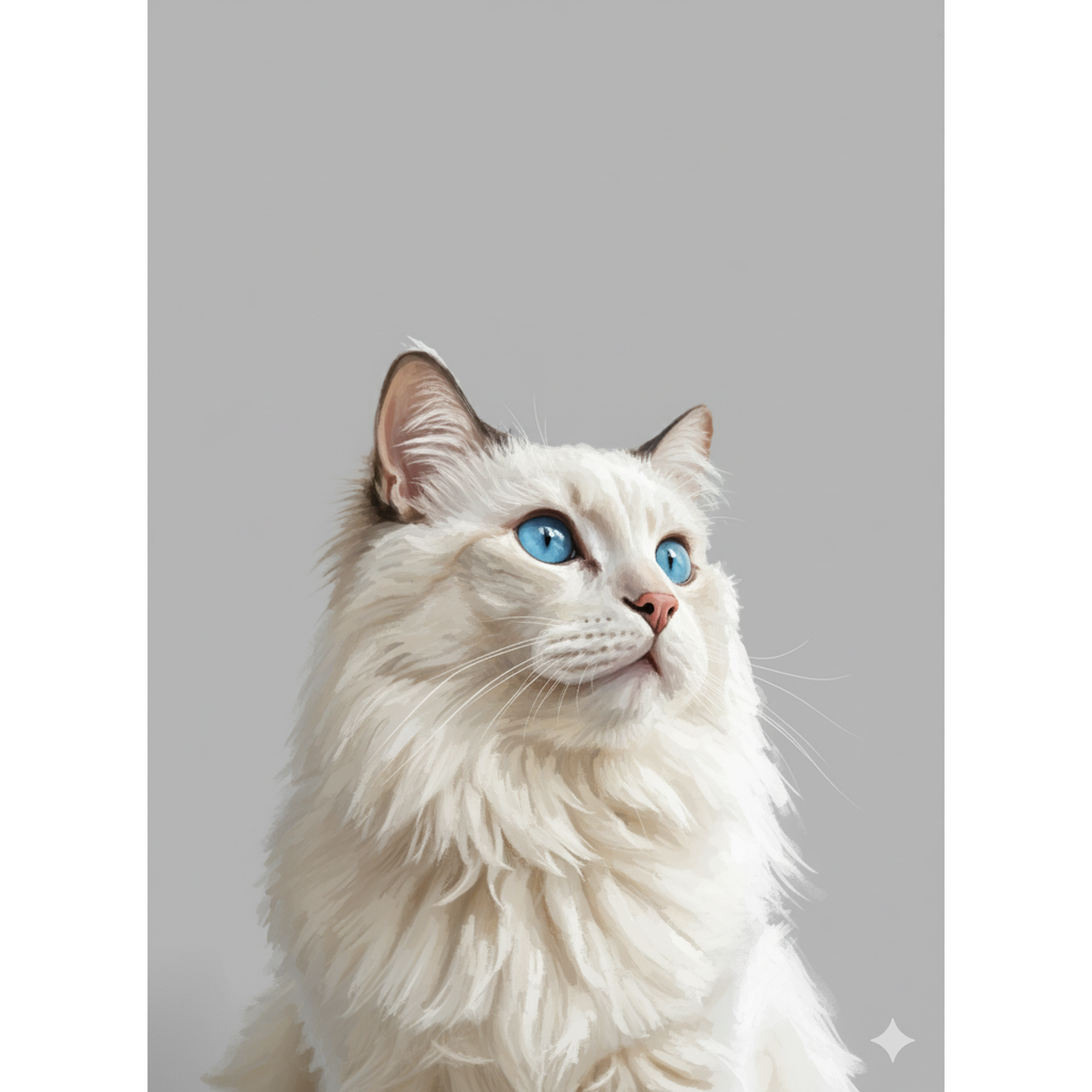Portrait personnalisé de votre chat – illustration Chat