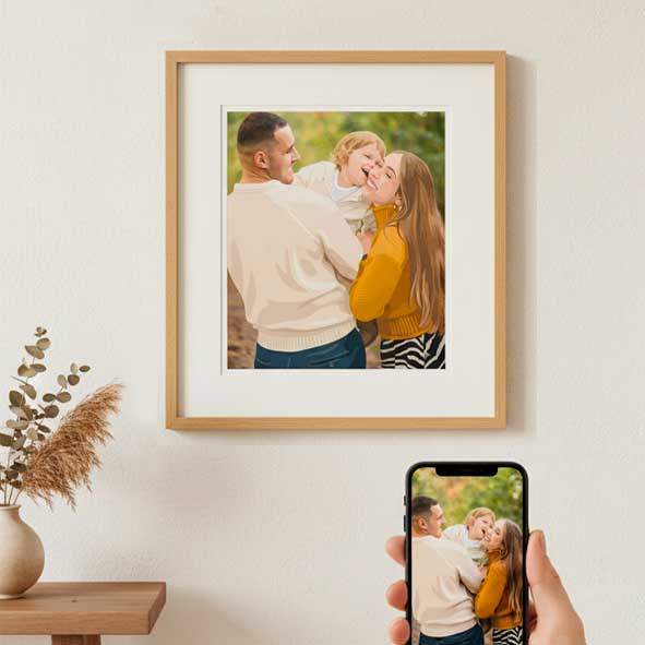 Portrait personnalisé famille – Illustration minimaliste & moderne | Omade Création