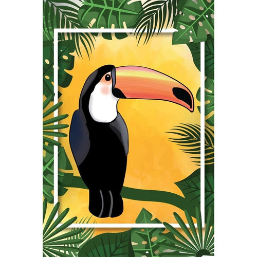 Affiche Chambre bébé personnalisée Tropical Toucan