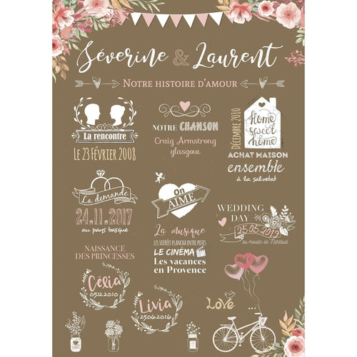 Chalkboard Notre Histoire d’Amour