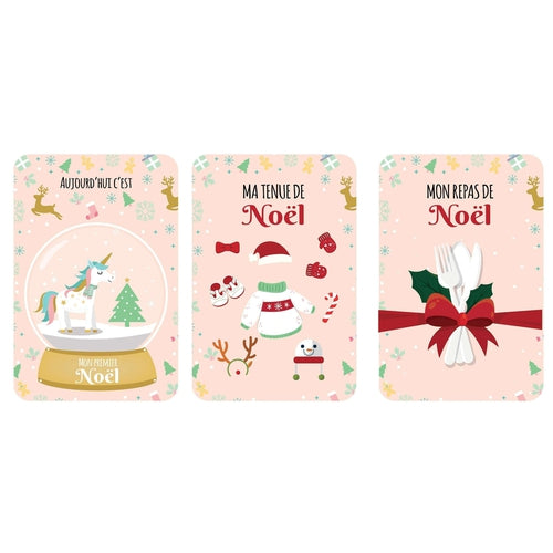 Cadeau Noël bébé - Carte voeux Noël - Carte étape bébé - Cadeau Noël- –  Omade