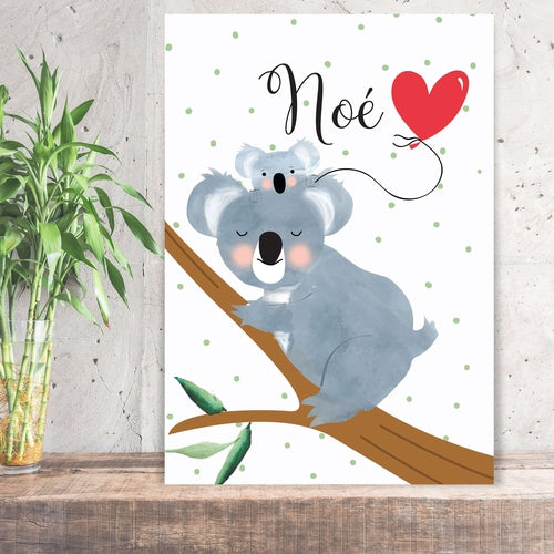 Carte 1er anniversaire Koala -  France