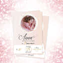 Invitations Anniversaire Princesse Manga - Lot De 10 Cartes + Enveloppes - Texte Pré-rempli En Français - 6
